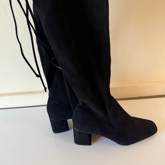 NWOB $99 Gianni Bini
Laredo Stretch Fabric Over-the-Knee Block Heel Boots SZ 11 - Picture 8 of 9